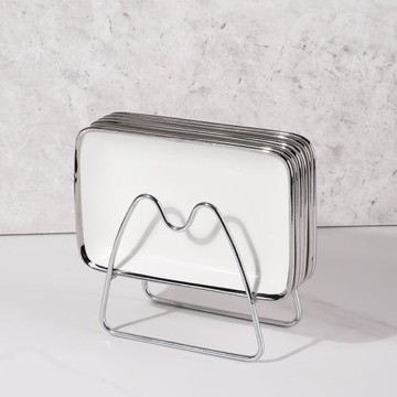 泰留戀 輕奢陶瓷吐骨碟家用餐桌垃圾吐骨頭盤子碟子餐盤高級感ins