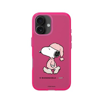 iPhone 16 Clear 粉漾桃 - 史努比 Snoopy - Snoopy Go to sleep