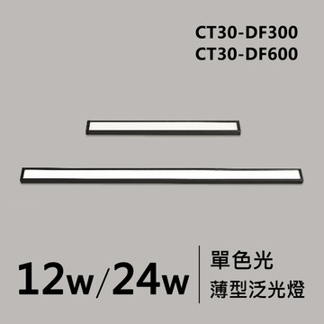 12W、24W薄型泛光燈｜F05-CT30-DF300、DF600
