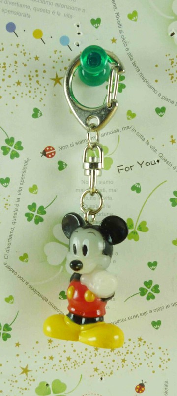 【震撼精品百貨】Micky Mouse 米奇/米妮  鑰匙圈-米奇站 震撼日式精品百貨