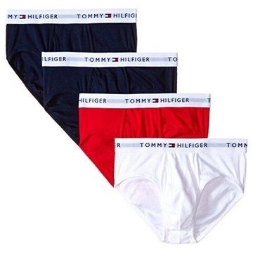 Tommy Hilfiger 2018男時尚寶藍紅白色三角內著混搭4件組