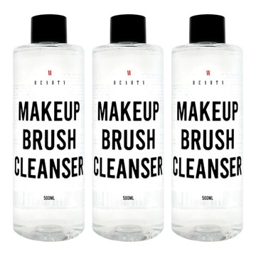 W Beauty 刷具清潔液  500ml  3瓶