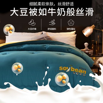 南極人大豆纖維被子冬被春秋單雙人冬季被芯棉被四季通用加厚保暖