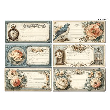 【10月新作】20-103-0177 裁切紙・拼貼素材