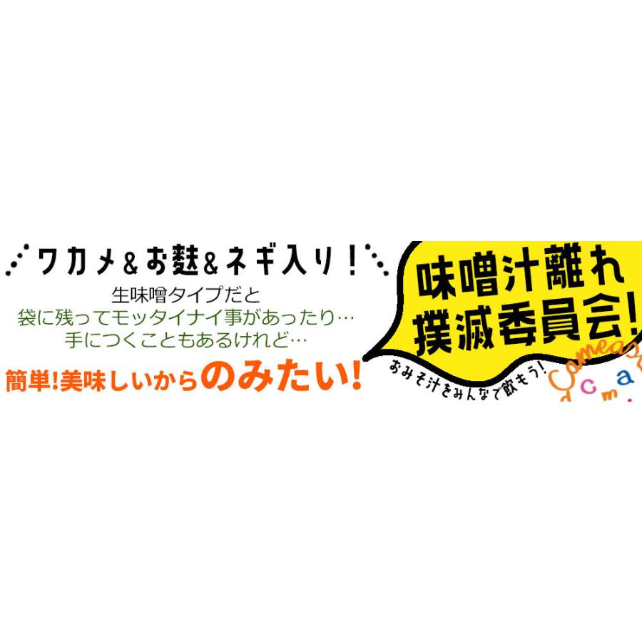 送料無料 みそ汁 インスタント フリーズドライ  青森のお 味噌 屋さんが世界へ発信するパラパラ お味噌 汁[※SP]