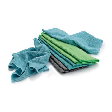 《KELA》德國 Lou超細纖維抹布8入(莫蘭迪色) | 廚房抹布 清潔布 擦拭布 吸水布