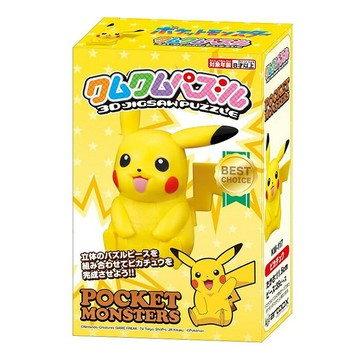 Ensky 3D立體拼圖 KM-117 精靈寶可夢 皮卡丘 BEST CHOICE 【鯊玩具】