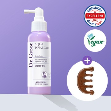 Dr. Groot Aqua Total Care Scalp Tonic 100mL Special Set (+Guasha Massager)