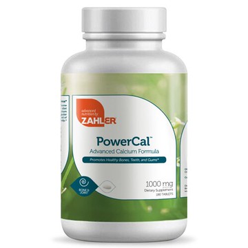 Zahler PowerCal Tabs Advanced Calcium Formula 1000 mg - 180 Tablets