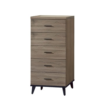 傢俱工場-芮茲 灰橡木小五斗櫃