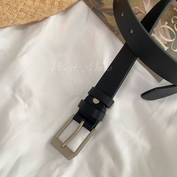台灣㊣現貨✨獨家款/加長120公斤可用/男女共用/韓系簡約消光方頭切角質感皮帶/大尺碼皮帶 Want Meow招財貓旺鋪