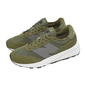 New Balance NB 休閒鞋 370 男鞋 女鞋 綠 灰 麂皮 復古 拼接 紐巴倫 U3708JX-D