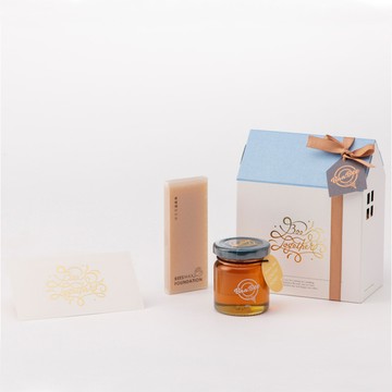 BnnBee 當支蜜｜幸福小屋-亮藍（龍眼蜜/荔枝蜜）