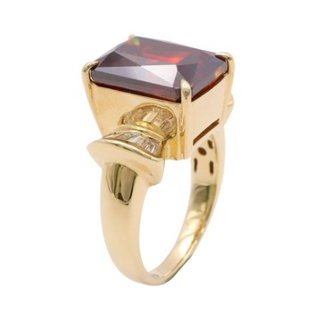 JEWELRY 無品牌珠寶 戒指 #54 閃鋅礦 鑽石 18K黃金 【二手名牌BRAND OFF】