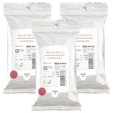 MUJI 無印良品 攜帶用卸妝巾  12入  3包