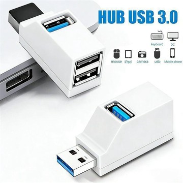 ⚡臺灣直出⚡優選⭐USB3.0擴展器一拖三多口分線器高速筆記本電腦USB轉換器Hub擴展塢