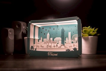 【紙托邦DIY】亞洲城市紙雕 | 台北 東京 大阪 京都 上海 新加坡