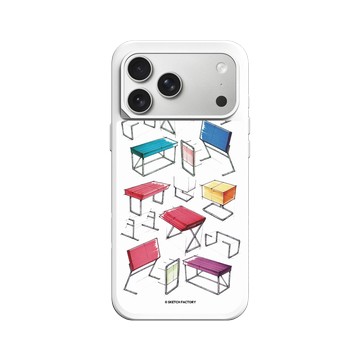 iPhone 17 Pro Max SolidX 白 - Sketch Factory - 家具形態素描
