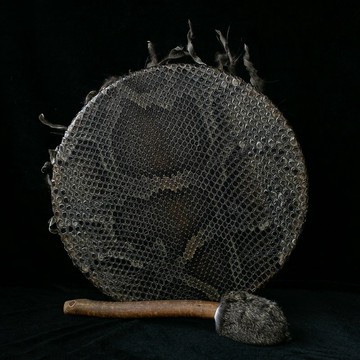 Ritual Shaman Drum Spiritual music snakeskin 傳統手鼓