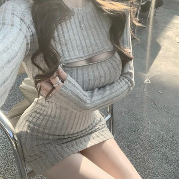 ᴅᴏɴᴛ sʟᴇᴇᴘ🧚🏻‍♀️現貨🏷歐美大牌性感拉鍊造型露胸包臀洋 辣妹洋