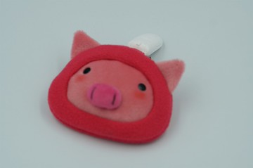 Bucute小紅豬護身符.御守套.平安符袋/寶寶專用/手工製作/彌月禮物