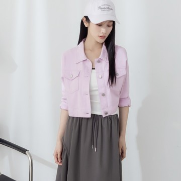 niceioi 薰衣草日記翻領開釦棉質外套
