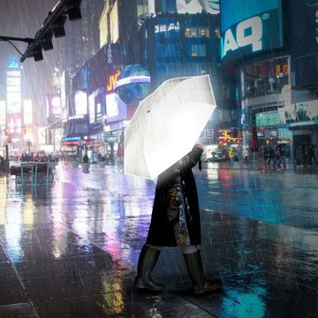 【英國 Suck UK 】夜反光兩用摺疊雨傘