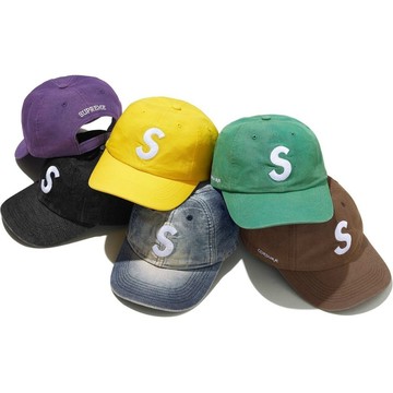 AirRoom 正品 2025SS SUPREME CORDURA DENIM S LOGO 老帽 S LOGO 棒球帽