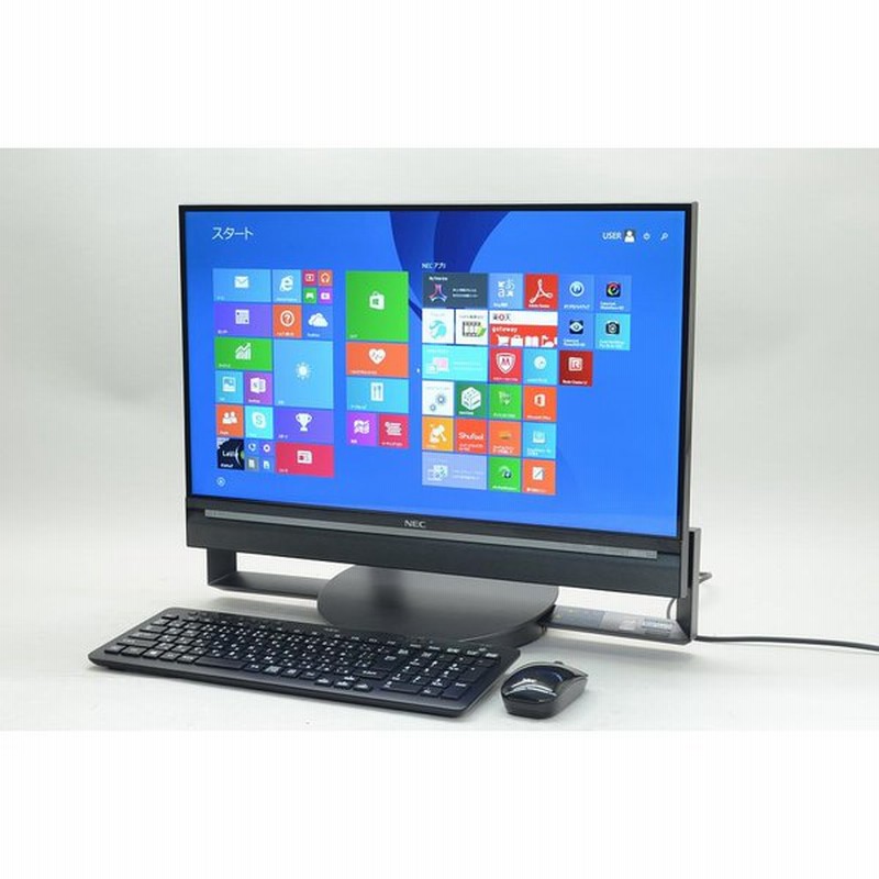 中古 Nec Lavie Desk All In One Da770 Aab Pc Da770aab ファインブラック 通販 Lineポイント最大get Lineショッピング