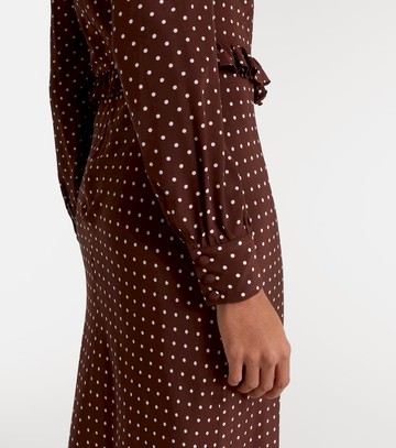 Alessandra Rich Polka-dot midi dress