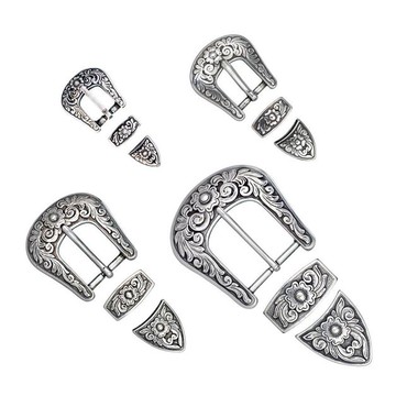 IVAN 唐草3件式帶扣 / 古銀系列 7601