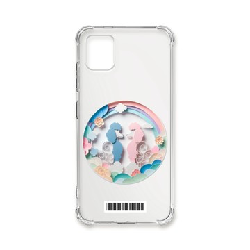 Note 系列殼 TRON 三星 NOTE 10 LITE 可愛紙雕貴賓狗  載具 四角防摔殼 手機殼