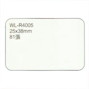 【文具通】華麗牌R4005可再貼標籤25x38mm81入 M7010200【APP滿額下單4%點數(單一帳號最高1000點)】7/31止