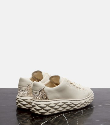Jimmy Choo Diamond Light Maxi leather sneakers
