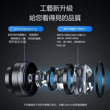 【台灣公司 可打統編】NEEWER/紐爾手機鏡頭大師系列專用微距魚眼廣角增倍鏡頭拍照拍攝 m8201