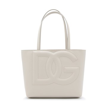 Dolce & Gabbana - Ivory Leather Tote Bag