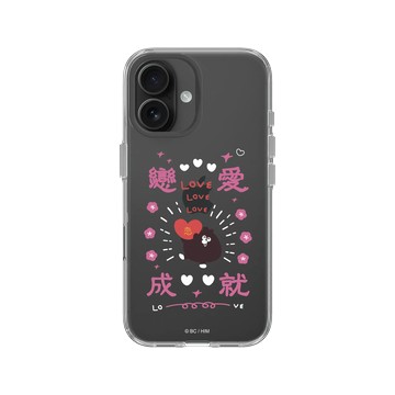 iPhone 16 Clear Case（相機按鈕） 透明 - 奧樂雞 Ology - 戀愛成就