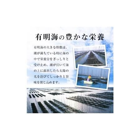 ふるさと納税 有明海苔 味海苔 味付のり大丸ボトル 8切80枚 8本セット 福岡県朝倉市