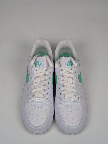 微瑕疵-左右腳後跟微泛黃鞋盒破損 315115-164 W6 NIKE AIR FORCE 1 AF1 TIFFANY 薄荷綠