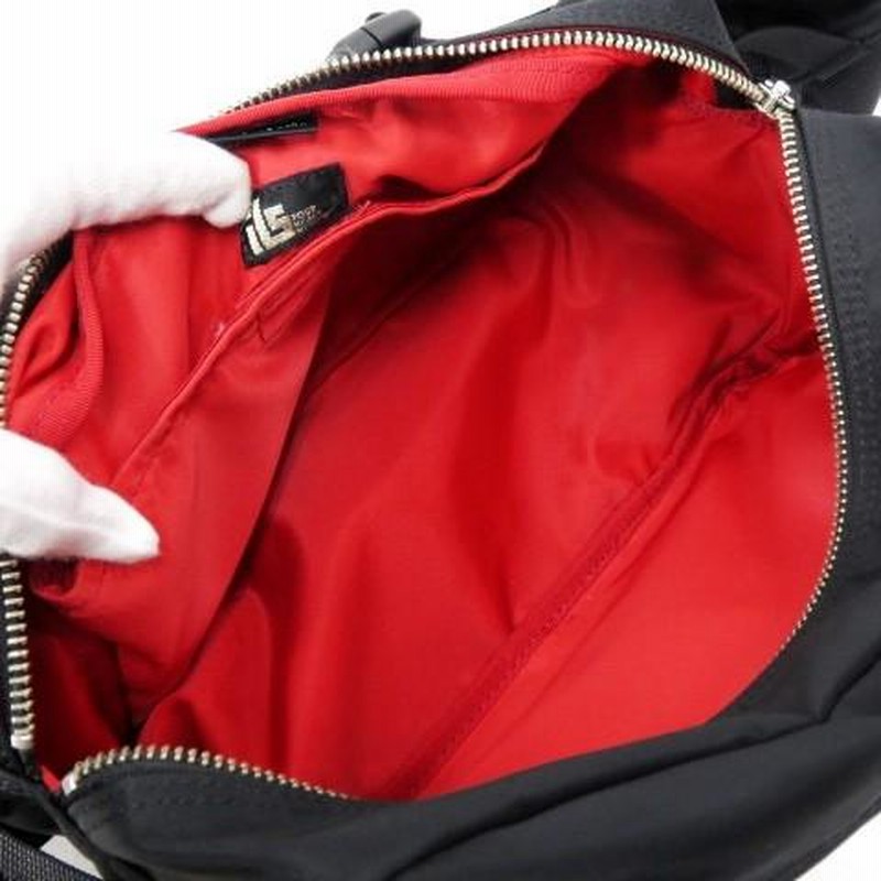 PORTER× ILS ショルダーバッグ 黒/赤 Amazon.co.jp: [ポーター] エルファイン ショルダーバッグタテ