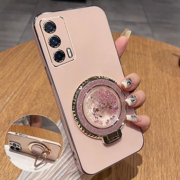 適用realmeX7pro至尊版手機殼realme真我X7por保護硅膠套RMX3115全包防摔5G軟殼oppo曲面屏oppox女帶支架流沙