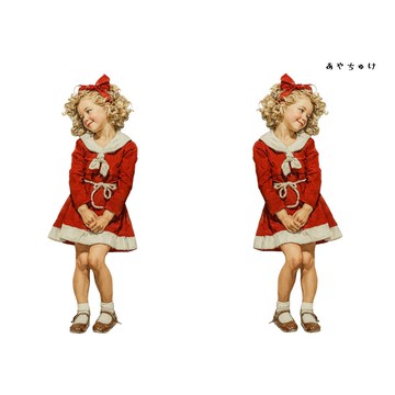 【11月新品2】08-108-0217 人物貼紙 聖誕復古風