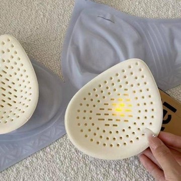 裸肌冰皮果凍軟支撐bra性感上托防下垂無鋼圈聚攏收副乳女士內衣