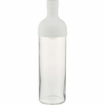 フィルターイン ボトル ホワイト FIB-75 tw 水出し お茶ポット こし網つき 耐熱 ガラス ピッチャー