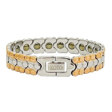 KOTO白鋼精鍍能量健康手鍊S-1712RG*1入