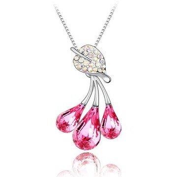 現貨+預購 925純銀項鍊水晶吊墜-繽紛耀眼獨特設計情人節生日禮物女飾品2色73bb285【獨家進口】【米蘭精品】