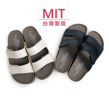 女鞋🔥免運🔥台灣製現貨 輕量 魔鬼氈可調整厚底女拖鞋