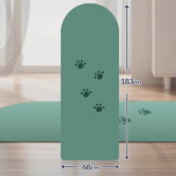 5mm半圓椰纖絲PU天然橡膠防滑吸汗瑜伽墊健身運動鋪館家用異形墊