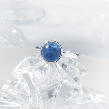 幽秘藍海 | 藍晶石 / 輕歐美 / 簡約 / 單件款 | 天然寶石戒指