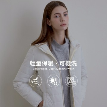 GIORDANO 女裝素色連帽外套 E-care輕暖系列【多色任選】13375824